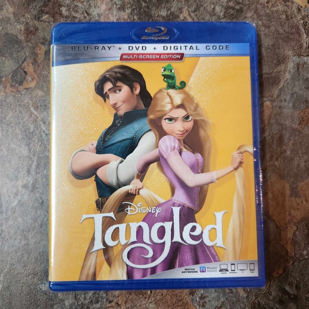 Disney Tangled Blu Ray + DVD + Digital Code - Brand new sealed